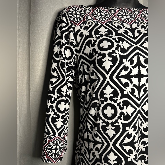 White House Black Market Women's Black Formal Cocktail‎ Dress Elastic Waist XS - Picture 3 of 8